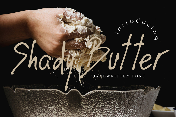 Shady Butter Font poster
