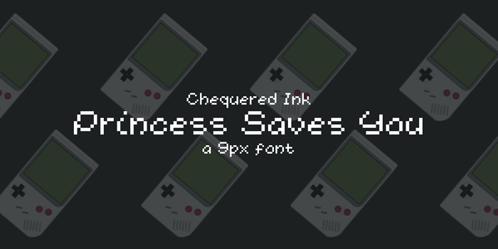 Princess Saves You Font poster