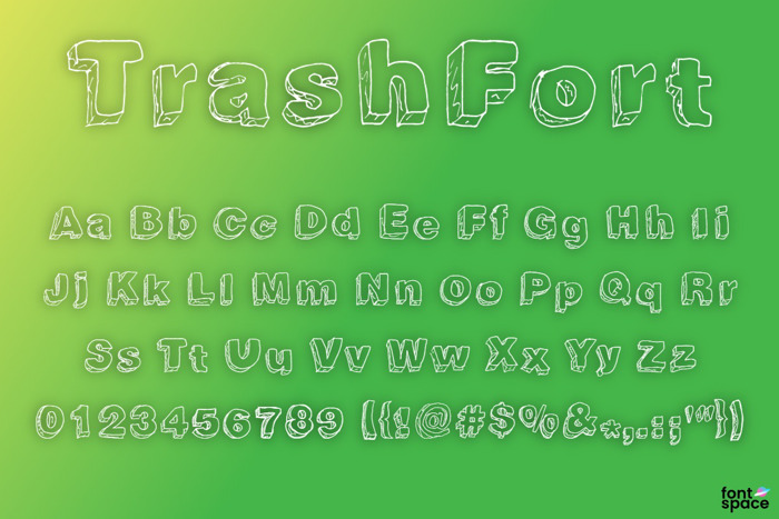 Trash Fort Font