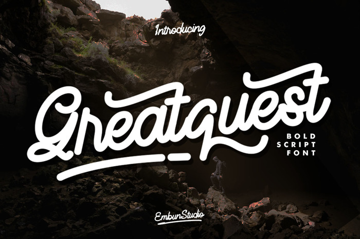 Greatquest Font poster