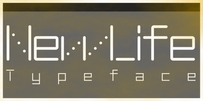 NewLife-Square Font poster