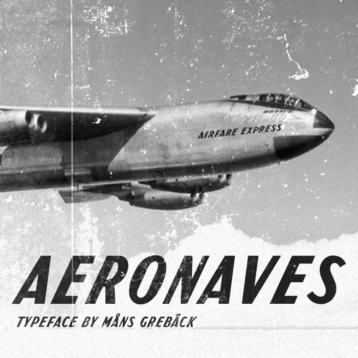 Aeronaves Font poster