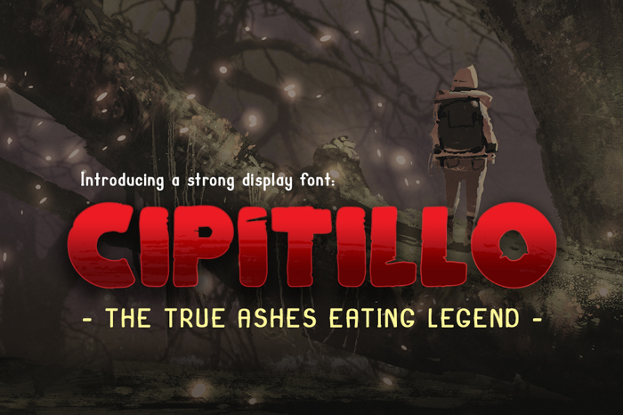 Cipitillo Font poster