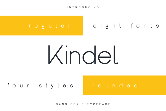 Kindel Font poster