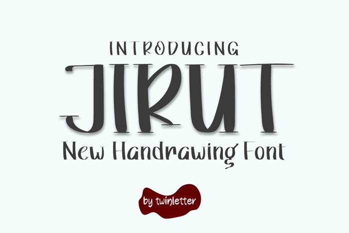 JIRUT Font poster