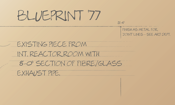 Blueprint77 Font poster