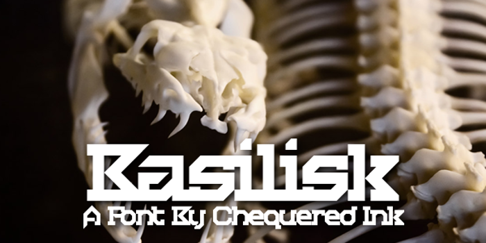 Basilisk Font poster