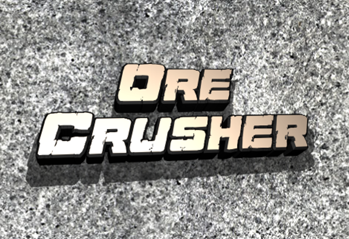 Ore Crusher Font poster