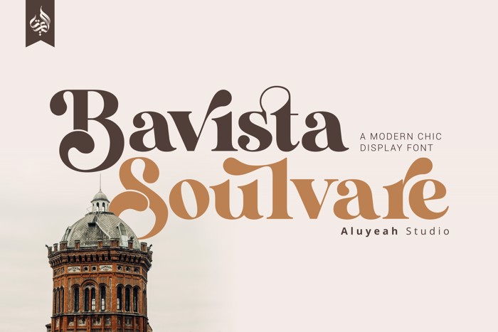 Bavista Soulvare Font poster