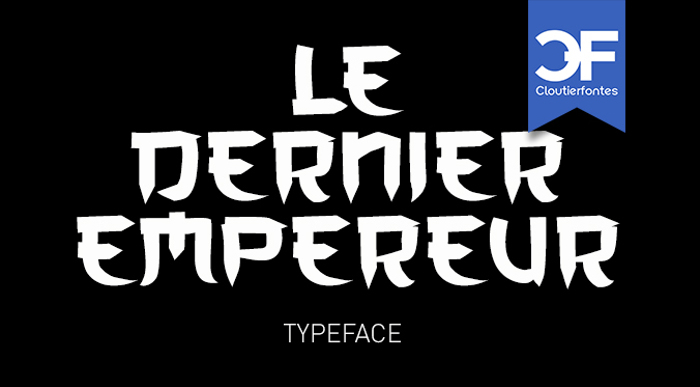 CF Le dernier Empereur Font poster