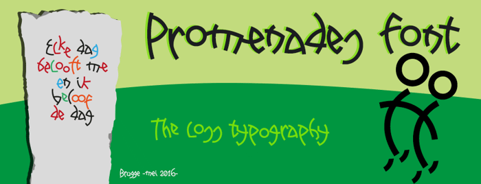 Promenades Font poster