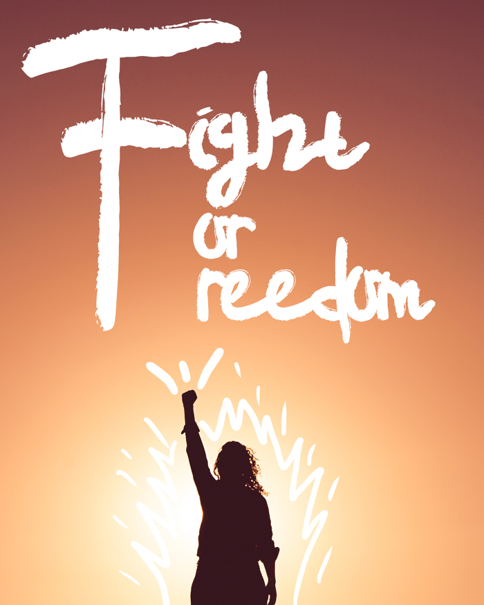 Conflict Font poster
