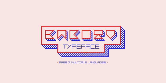 Bacotu Font poster