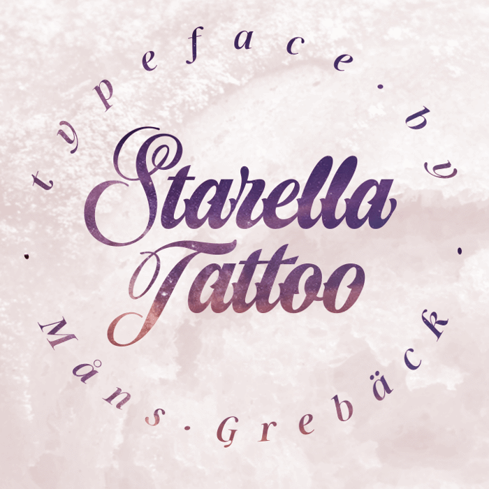 Starella Tattoo Font