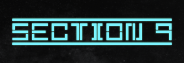 Section 9 Font poster