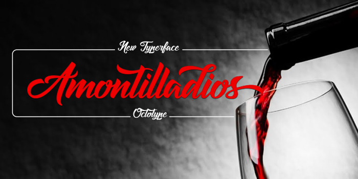 Amontilladios Font poster