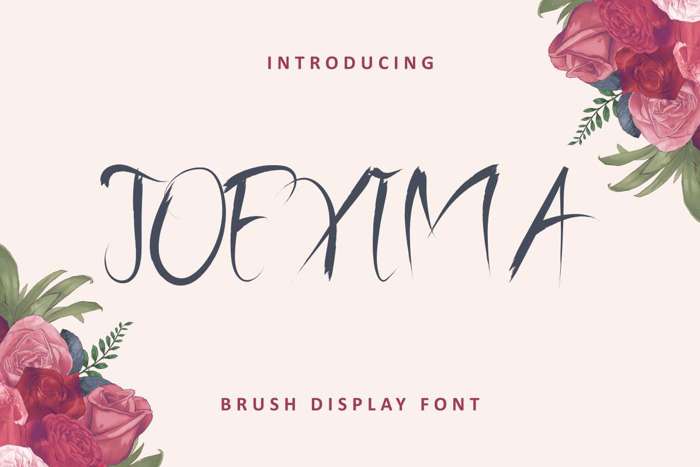 Joexima Font poster