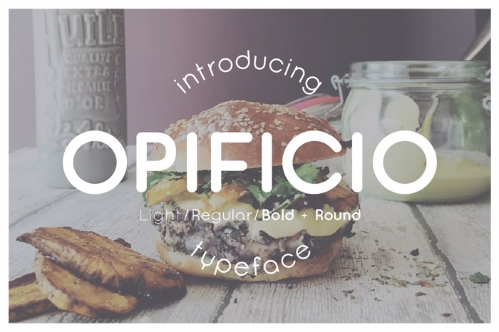 Opificio Font poster