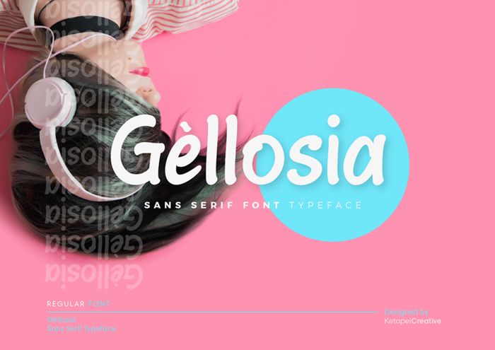 Gellosia Font poster