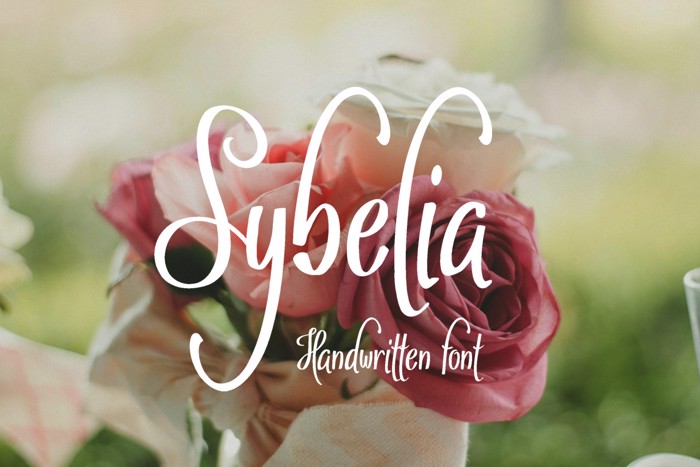 Sybelia Font poster