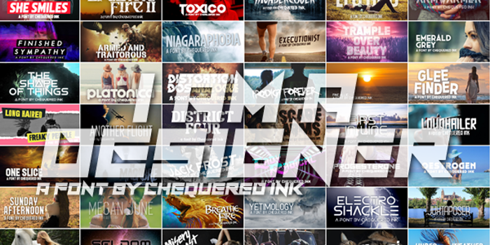 I Am A Designer Font poster