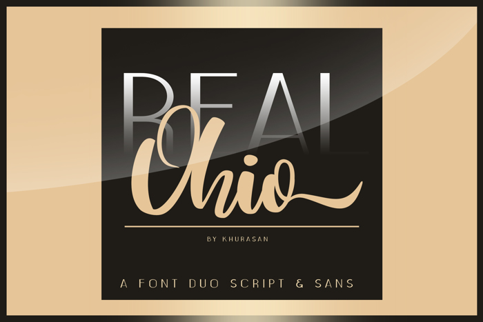 Real Ohio Font poster