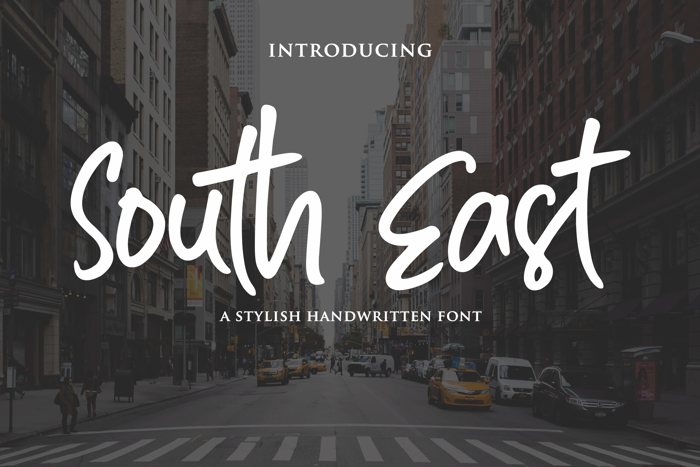 South East Font poster