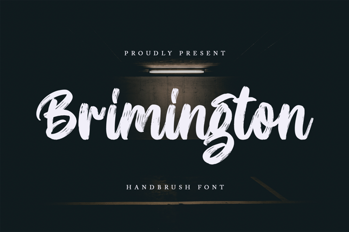 Brimington Font poster