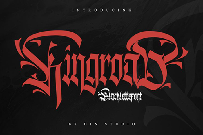 Kingroad Font poster