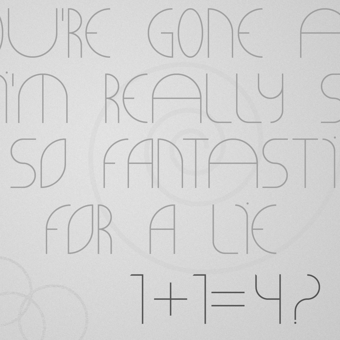 CLiCHE 21 Font poster