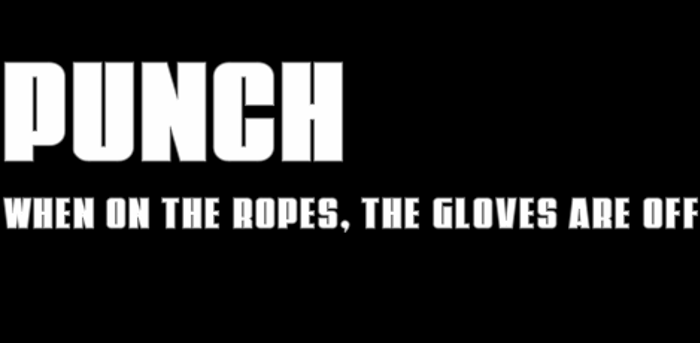 Punch Font poster