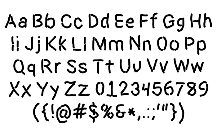 Dictator Font poster