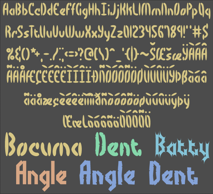 Bocuma BRK Font