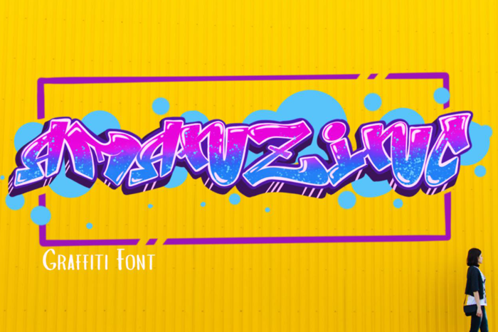 Amanzing Grafiti Font poster