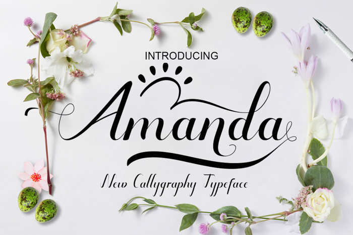 Amanda Font poster