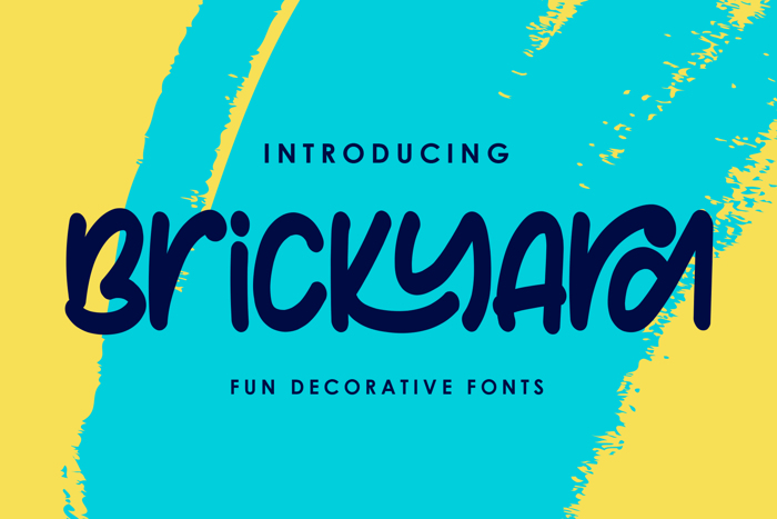 Brickyard Font poster