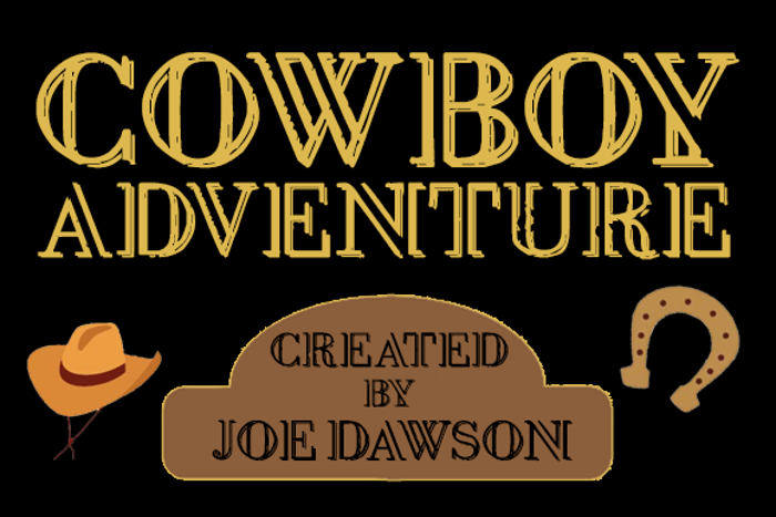 Cowboy Adventure Font poster