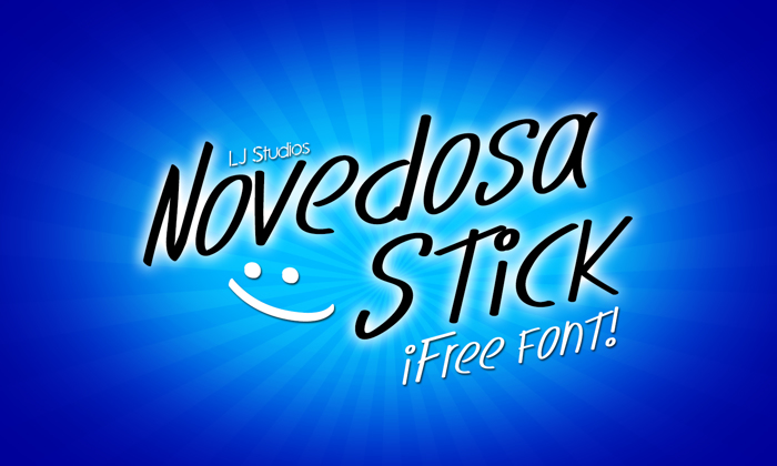 Novedosa Stick Font