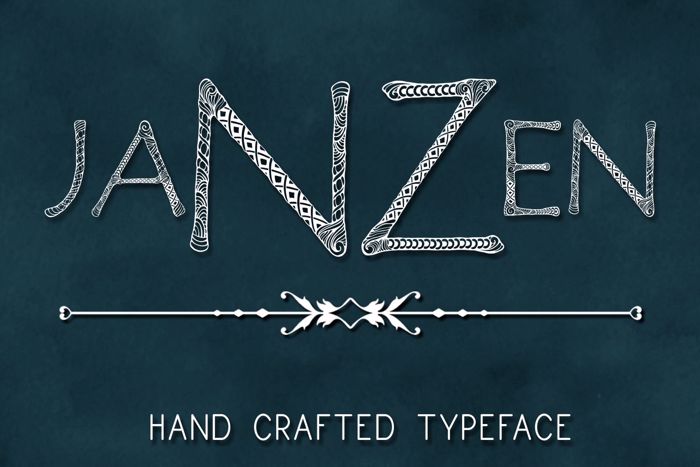 Janzen Font poster