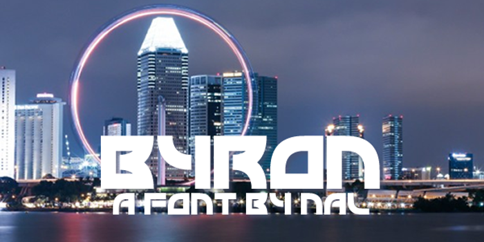 Byron Font poster