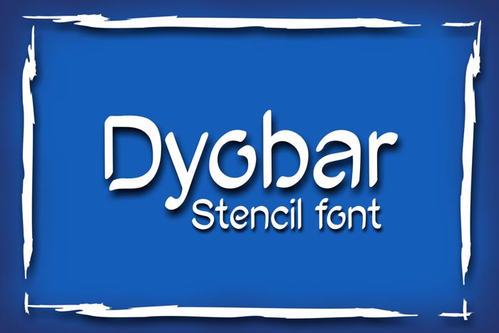 Dyobar Font poster