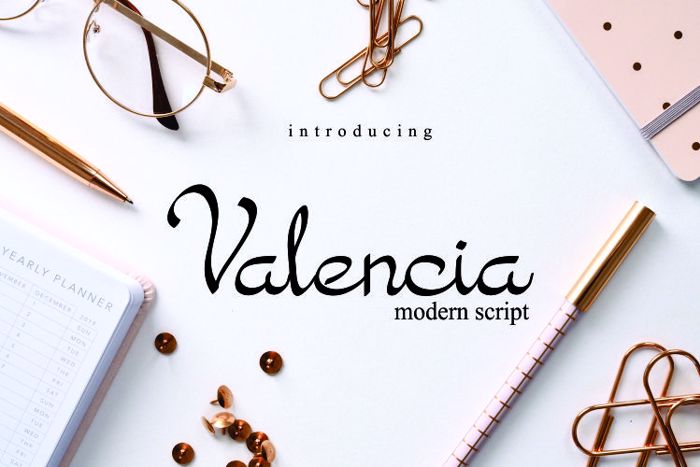 Valencia Font poster