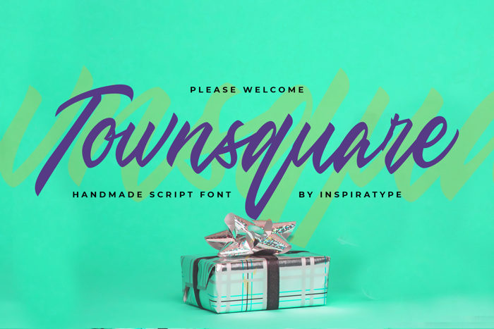 Townsquare Font poster