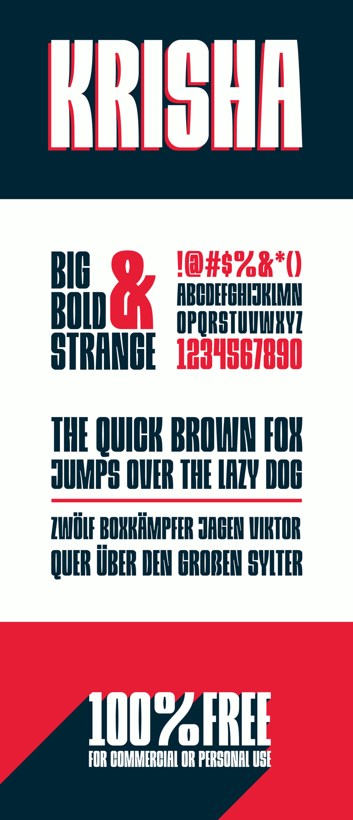 Krisha Font poster
