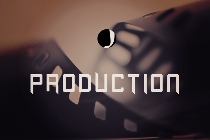 Production Font poster