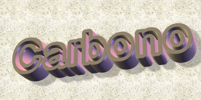 carbono Font poster