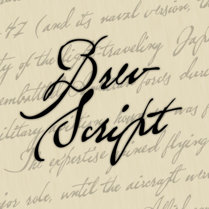 Brev Script Font poster