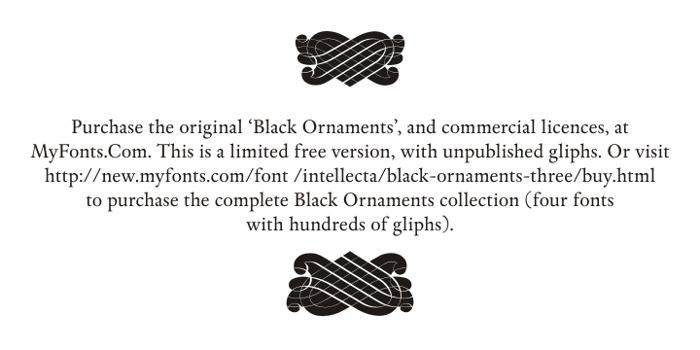 Black Ornaments Free poster