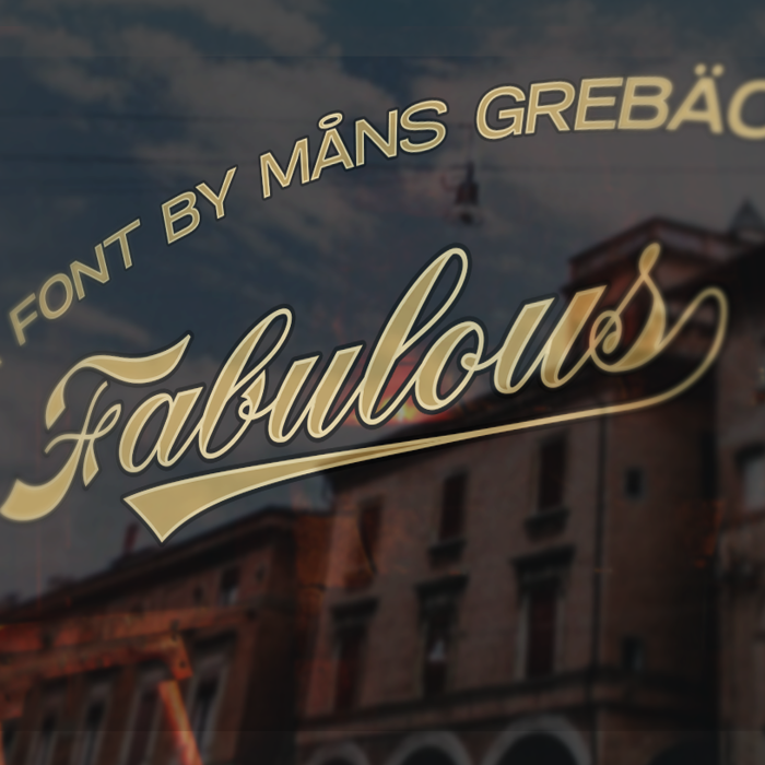 Fabulous Font poster