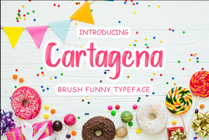 Cartagena Font poster